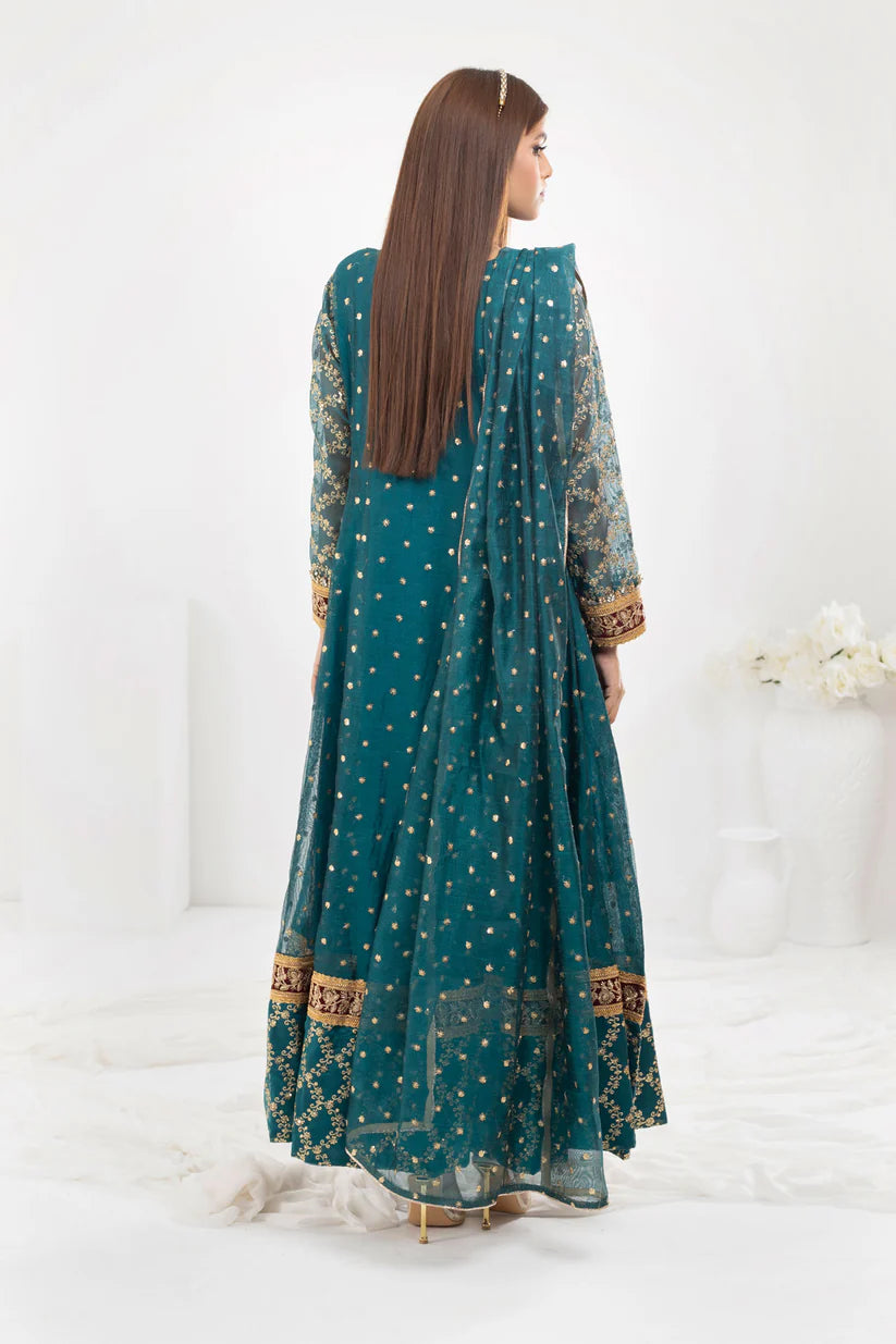 Roshni-Dark Sea Green -- Ayesha's Couture