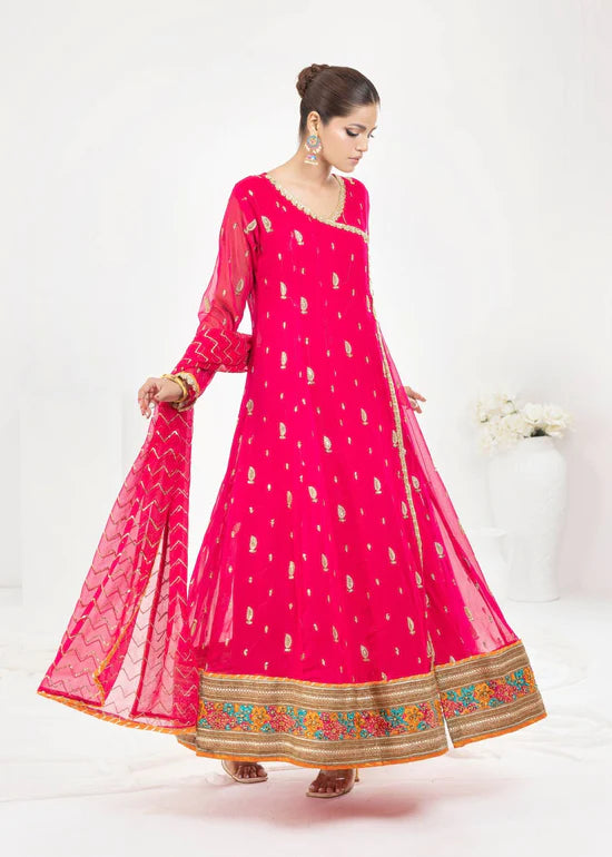 Khushboo-Bright Pink -- Rafjan