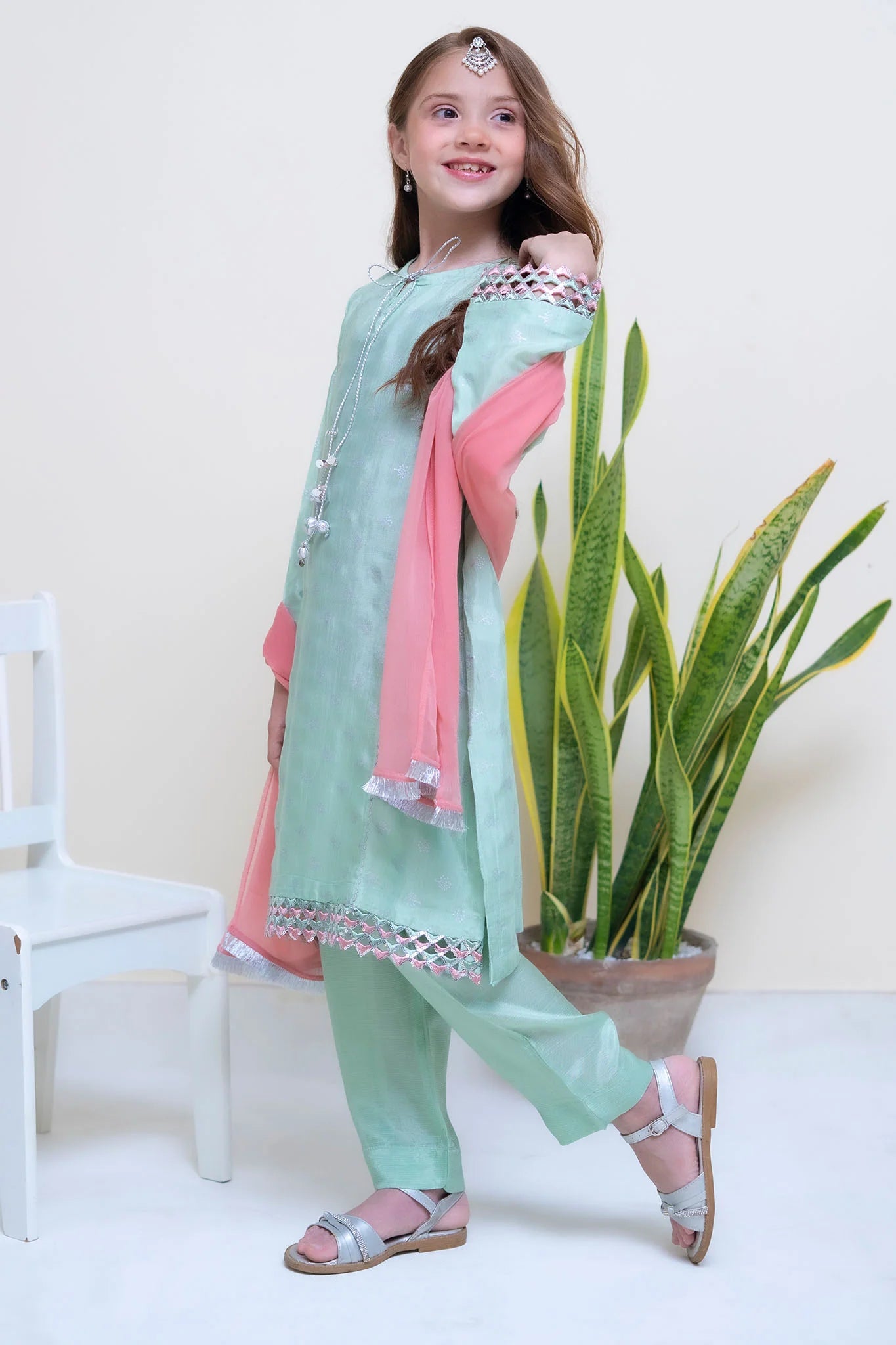 Shanzey Stitched 3 Piece Festive Emb Silk Vol-02 Collection'2024-SHK-2301