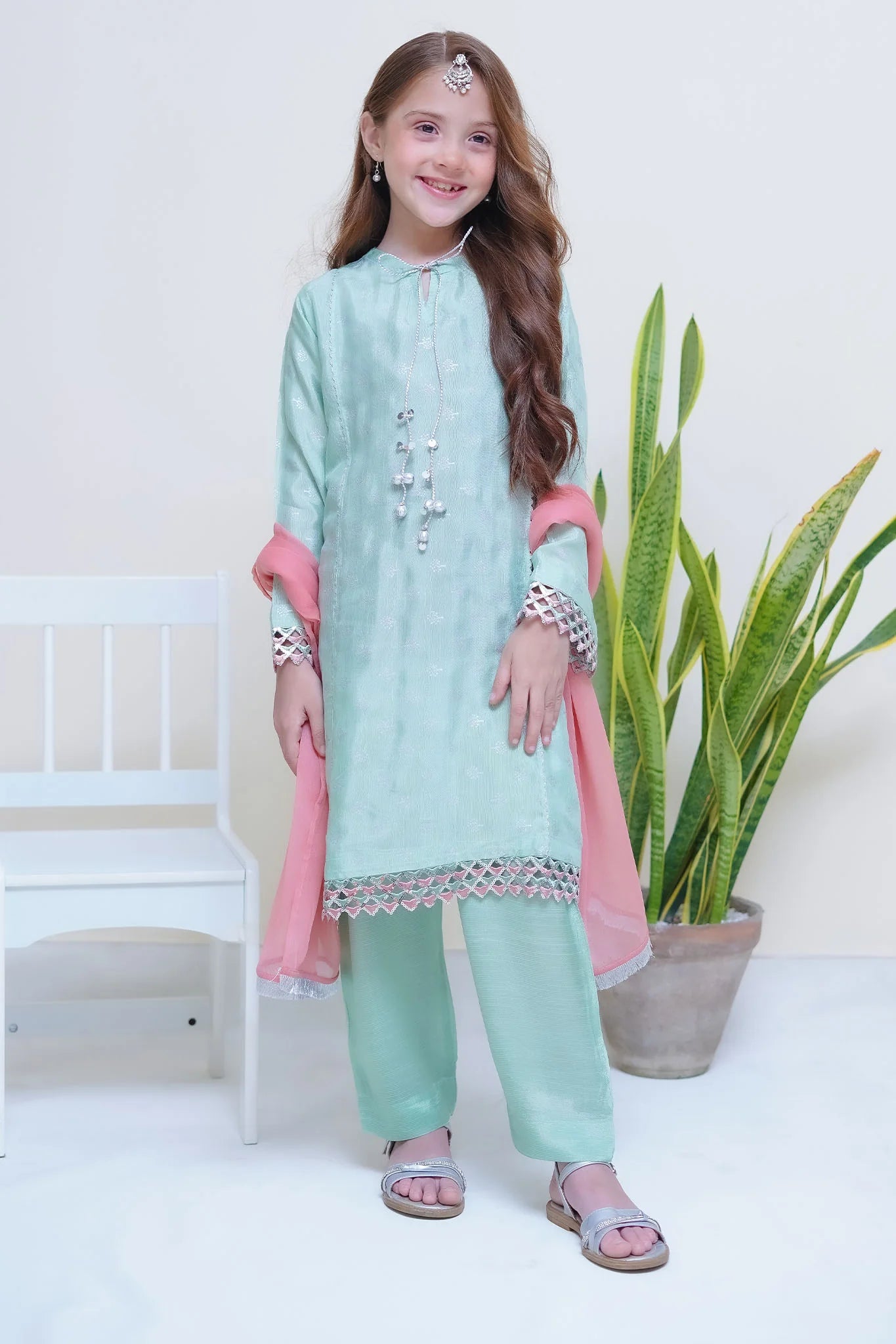 Shanzey Stitched 3 Piece Festive Emb Silk Vol-02 Collection'2024-SHK-2301