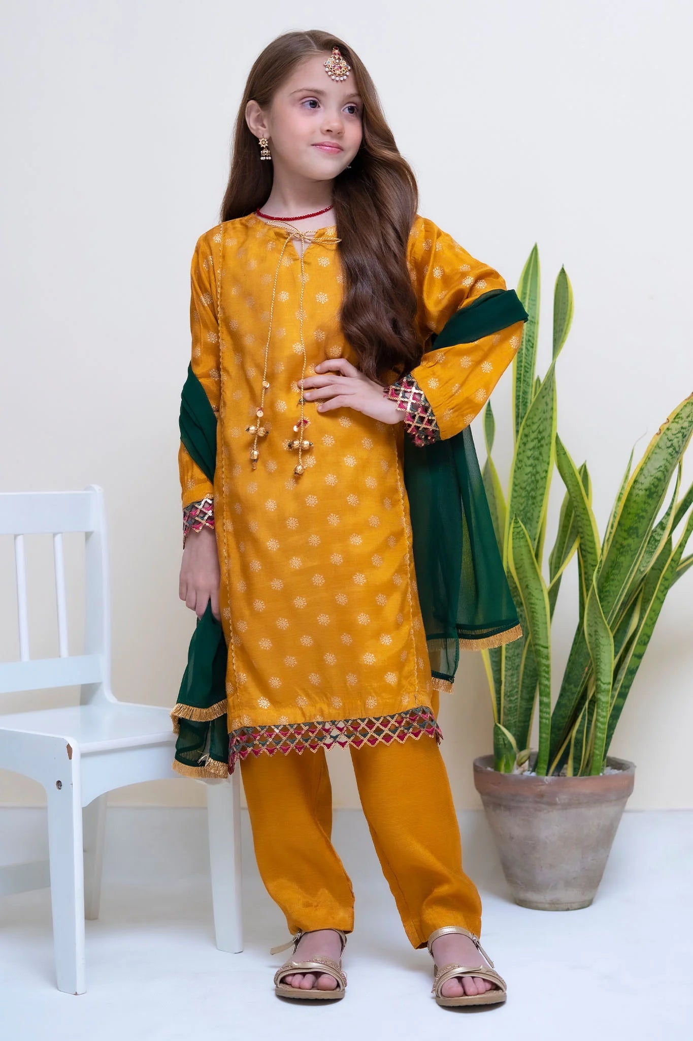 Shanzey Stitched 3 Piece Festive Emb Silk Vol-02 Collection'2024-SHK-2305