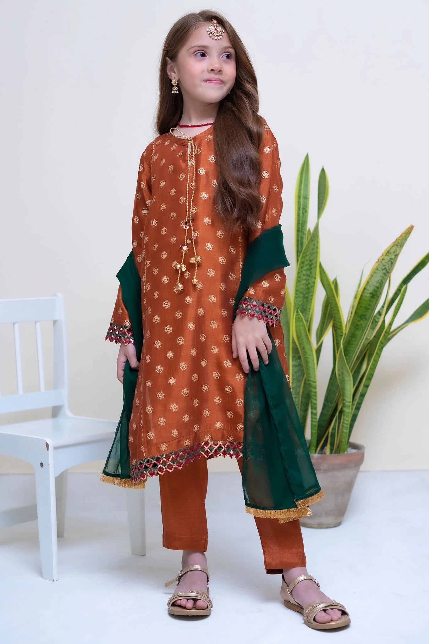 Shanzey Stitched 3 Piece Festive Emb Silk Vol-02 Collection'2024-SHK-2306